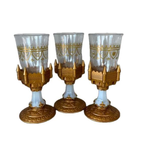 Disney Parks Beauty & The Beast Be Our Guest 3 Light Up Goblet Cup Disneyana - Picture 7 of 7